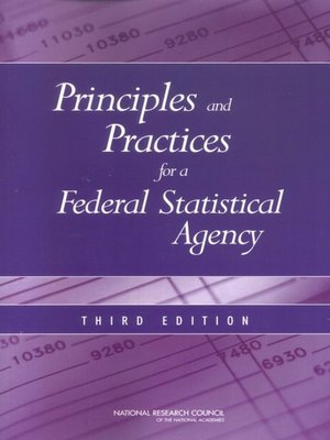 cover image of Principles and Practices for a Federal Statistical Agency